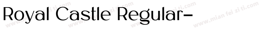 Royal Castle Regular字体转换